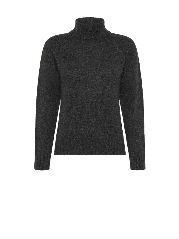 Turtleneck in pure cashmere