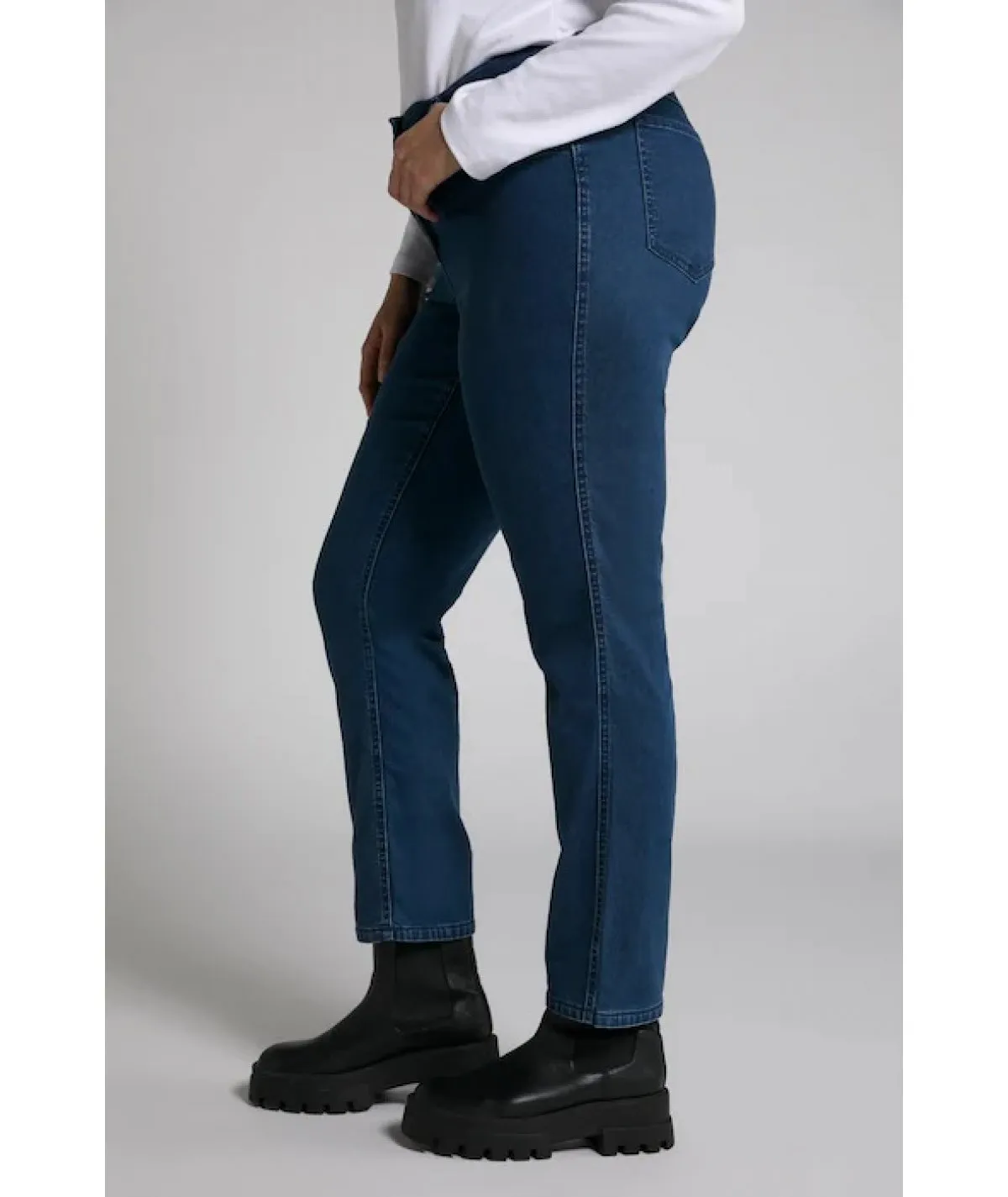 ULLA POPKEN JEANS CURVY DOUBLE FACE PER DONNA E RAGAZZA TAGLIE COMODE