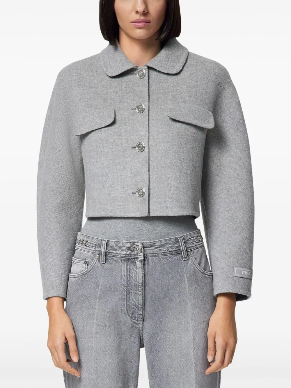 VERSACE PEACOAT IN CASHMERE